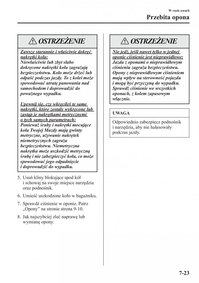 Mazda 6 III instrukcja obslugi / page 558