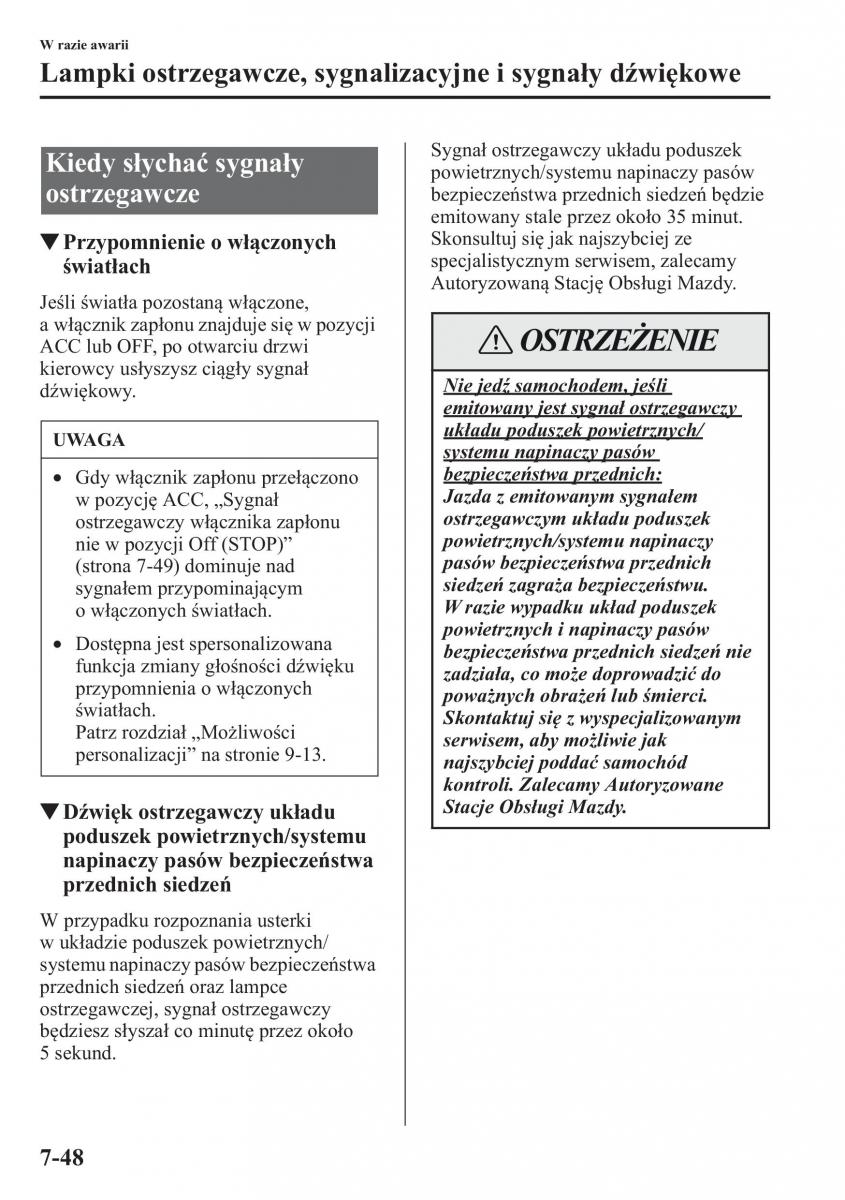 Mazda 6 III instrukcja obslugi / page 583