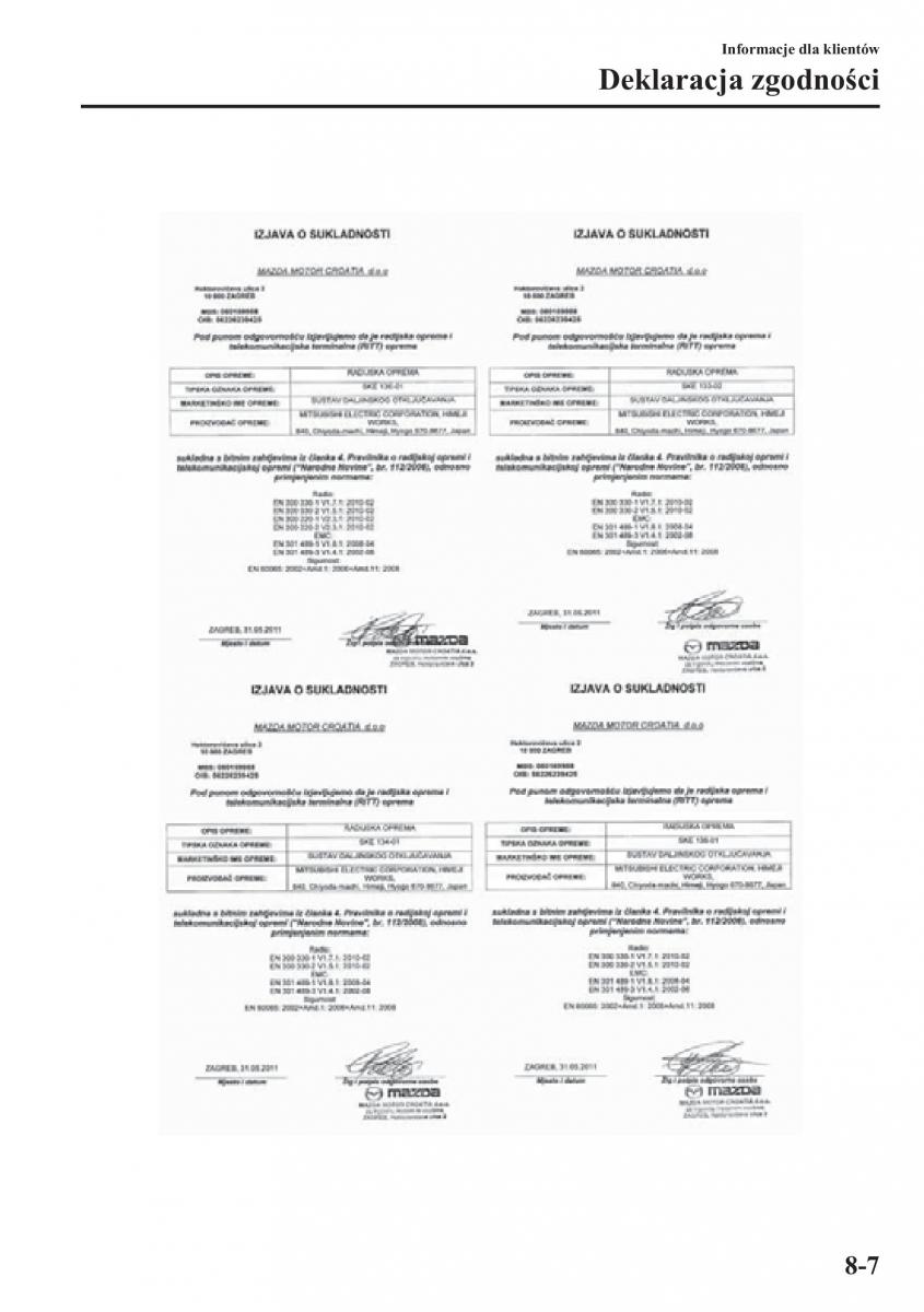 Mazda 6 III instrukcja obslugi / page 596