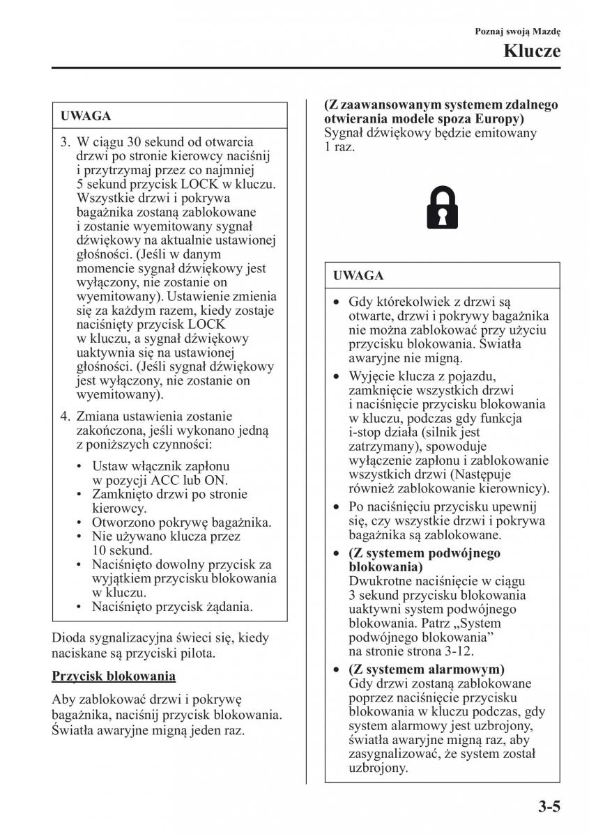 Mazda 6 III instrukcja obslugi / page 76