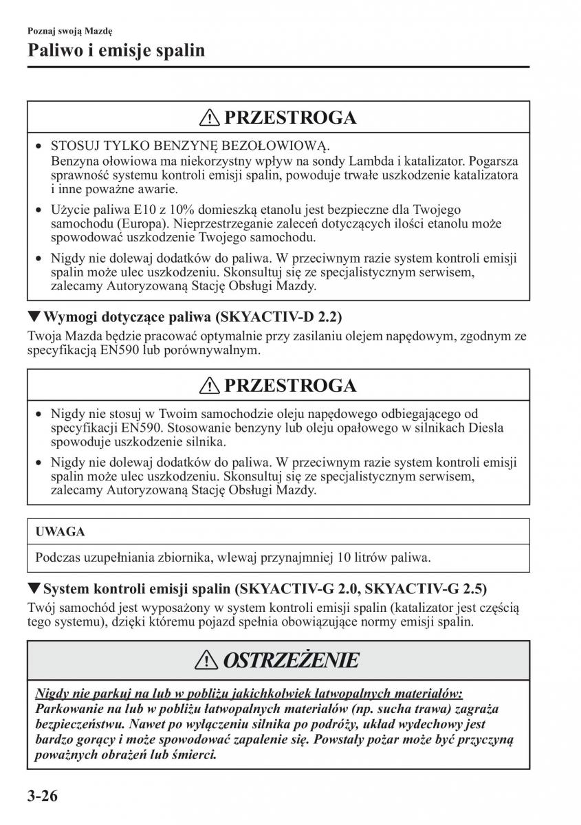 Mazda 6 III instrukcja obslugi / page 97