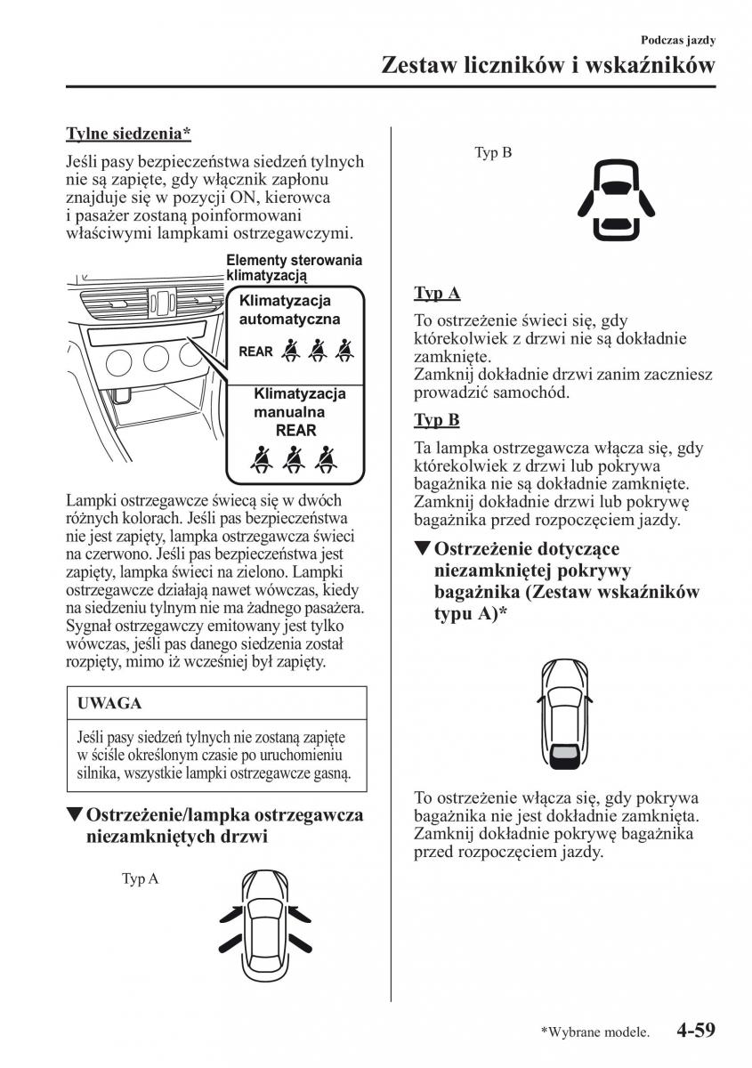 Mazda 6 III instrukcja obslugi / page 202