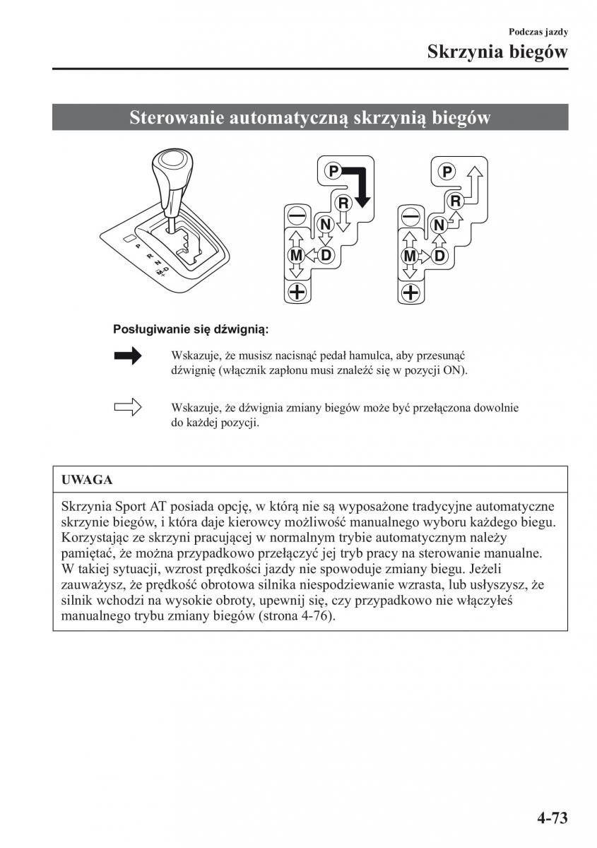 Mazda 6 III instrukcja obslugi / page 216