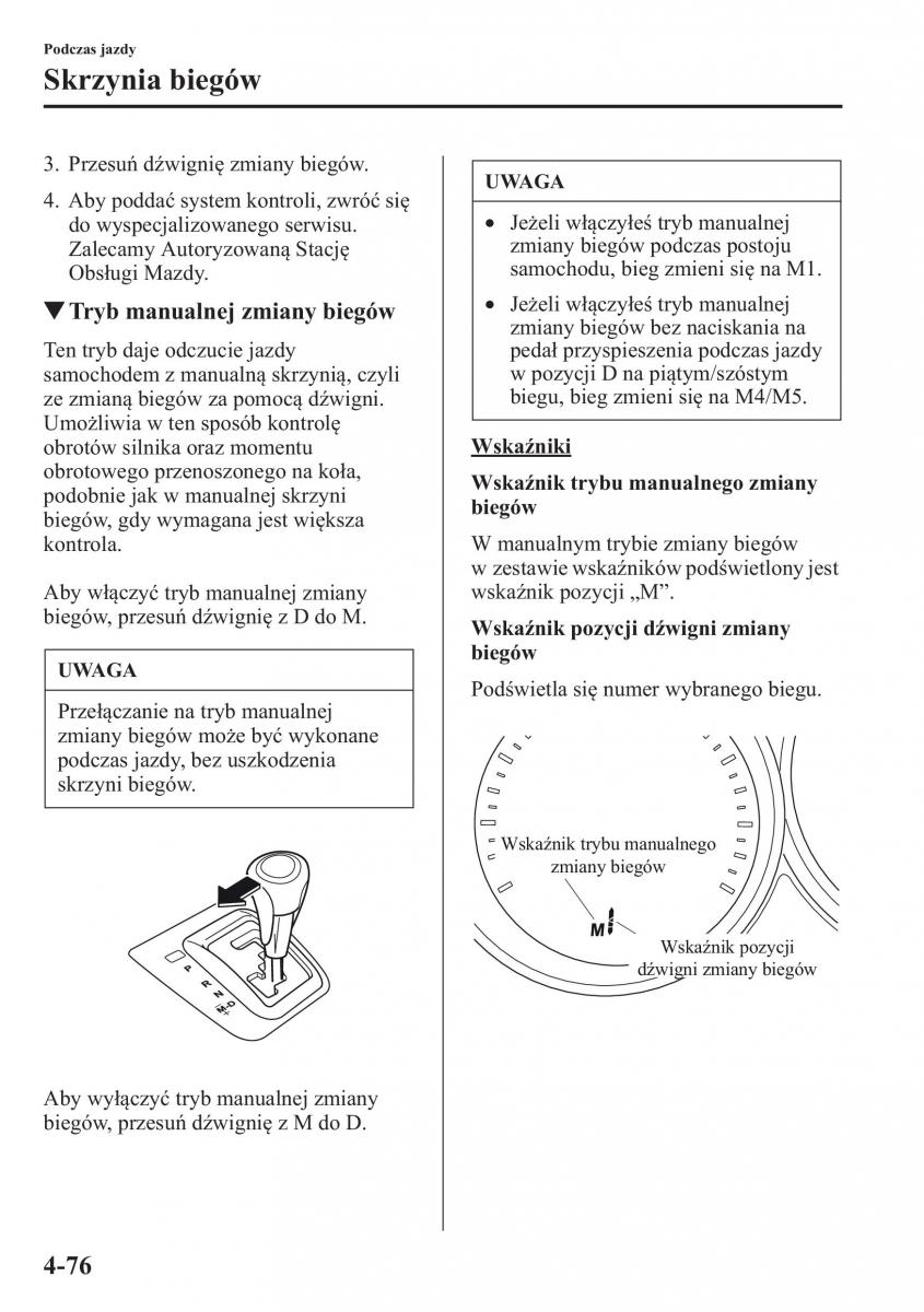 Mazda 6 III instrukcja obslugi / page 219