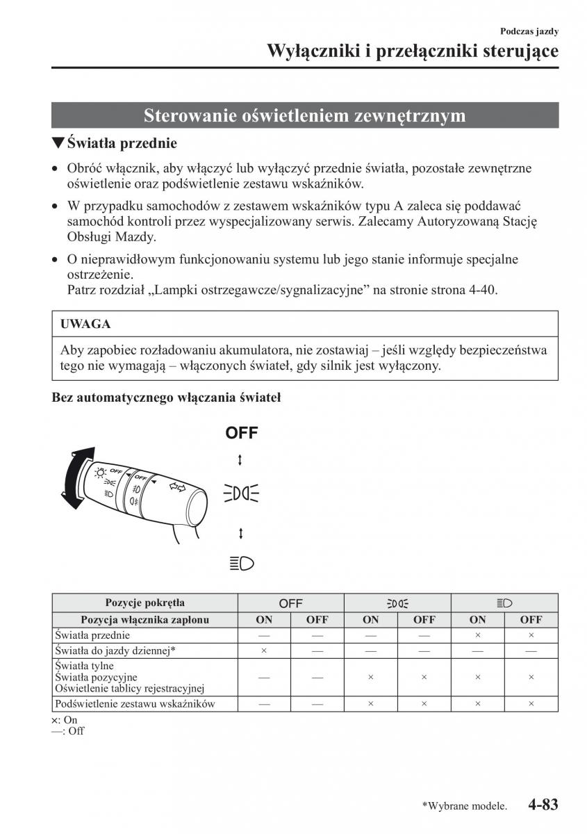 Mazda 6 III instrukcja obslugi / page 226