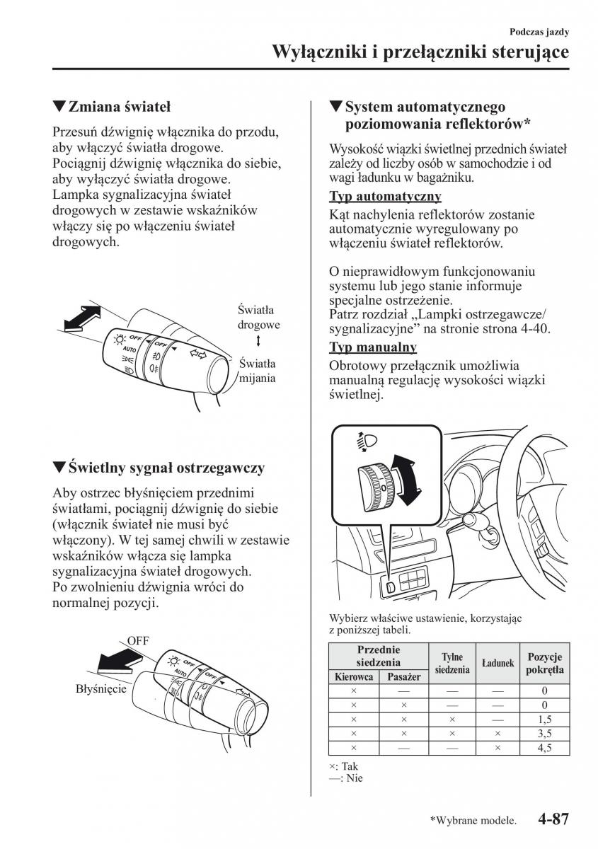 Mazda 6 III instrukcja obslugi / page 230