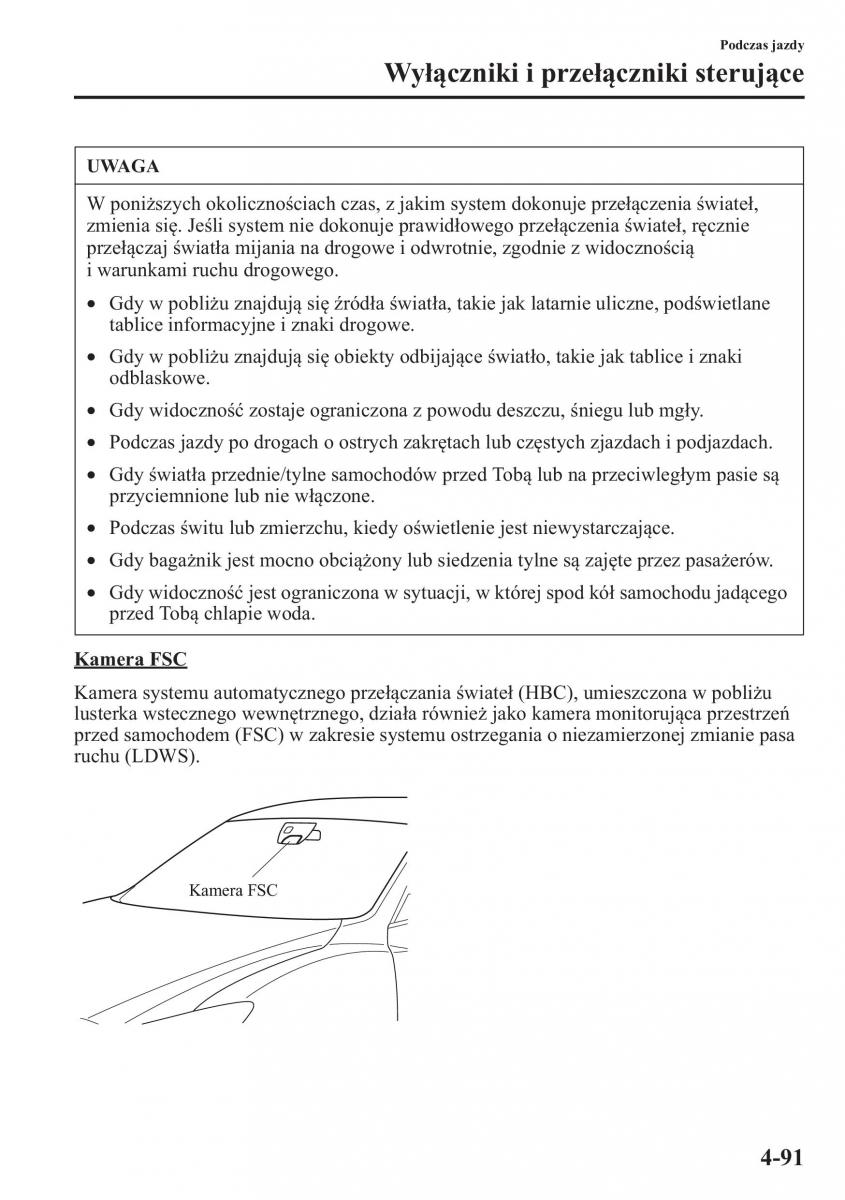 Mazda 6 III instrukcja obslugi / page 234