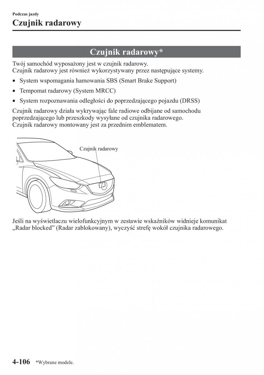 Mazda 6 III instrukcja obslugi / page 249