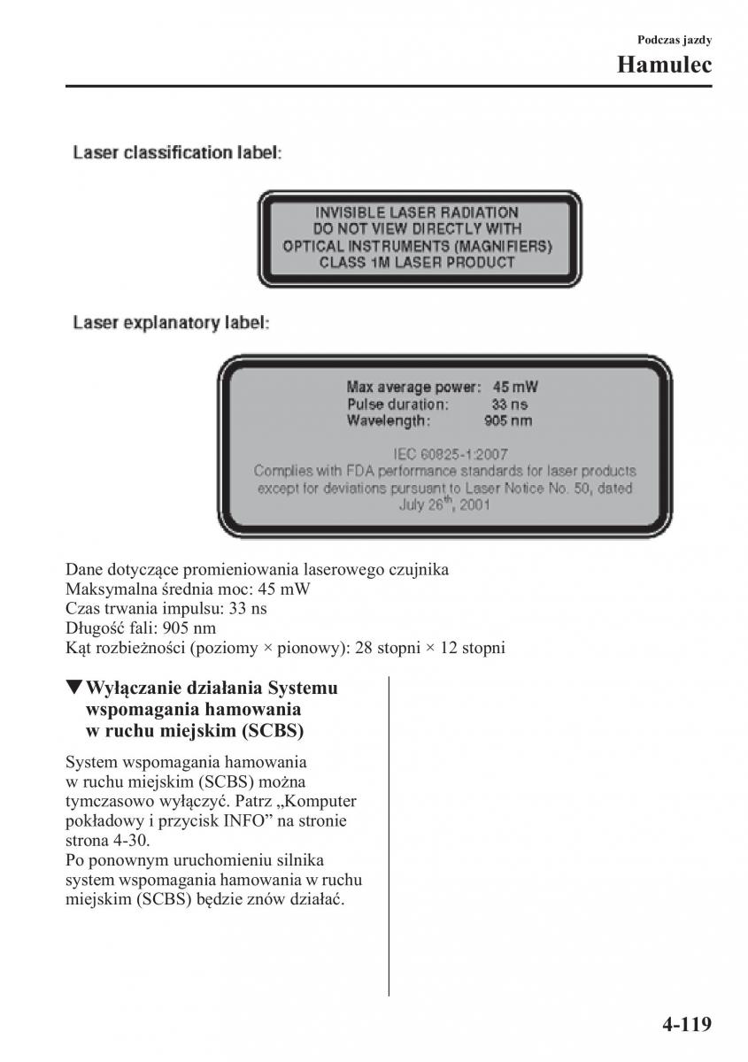 Mazda 6 III instrukcja obslugi / page 262