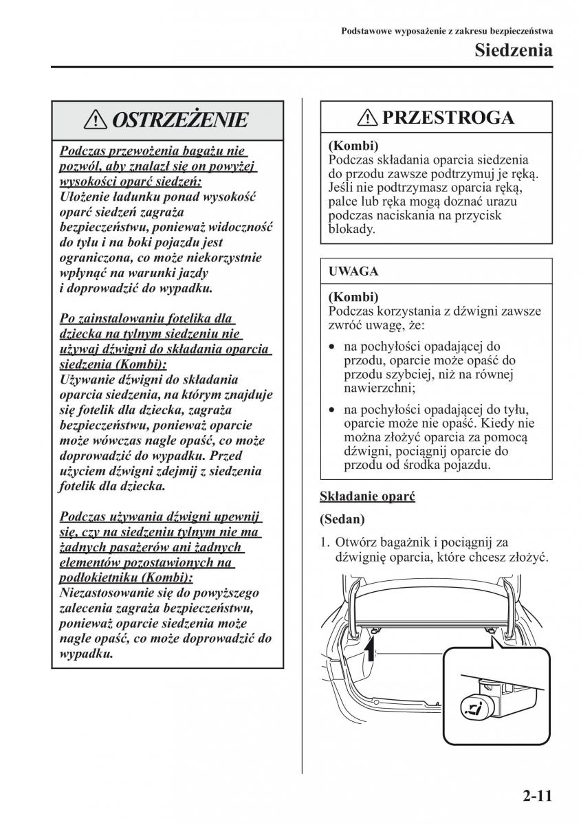 Mazda 6 III instrukcja obslugi / page 28