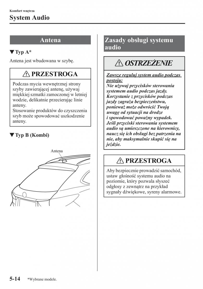 Mazda 6 III instrukcja obslugi / page 353