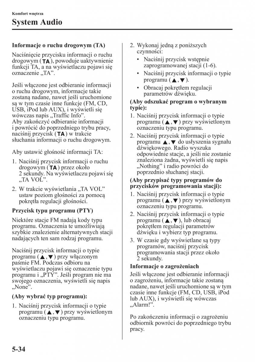 Mazda 6 III instrukcja obslugi / page 373