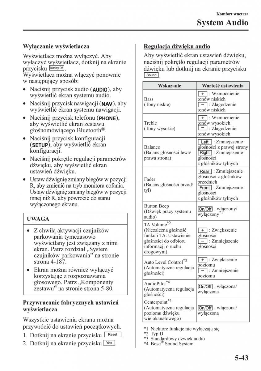 Mazda 6 III instrukcja obslugi / page 382