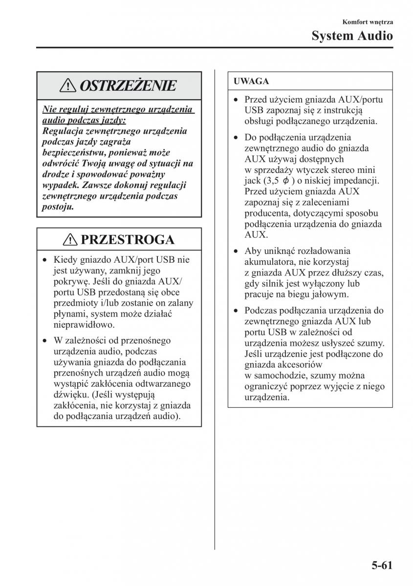 Mazda 6 III instrukcja obslugi / page 400