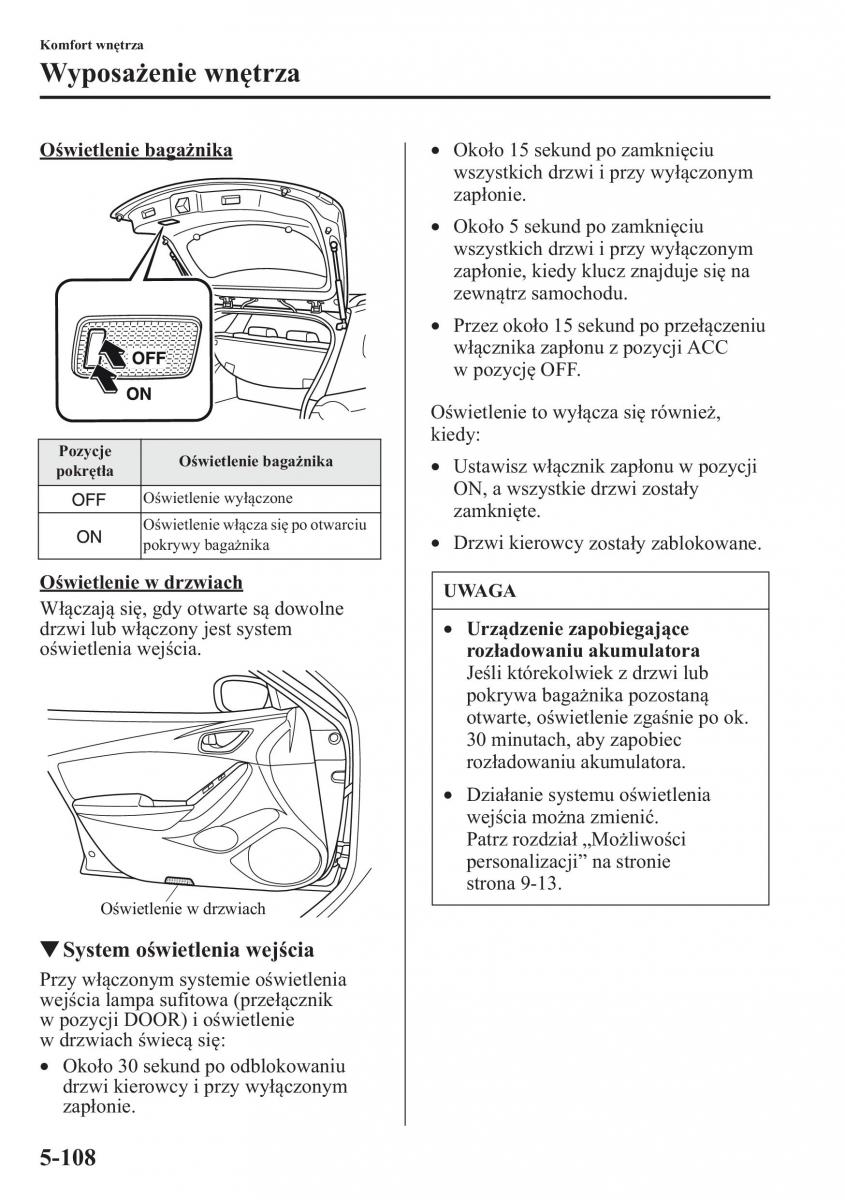 Mazda 6 III instrukcja obslugi / page 447