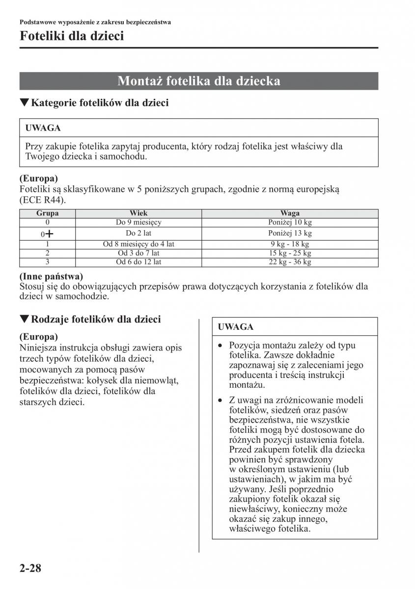 Mazda 6 III instrukcja obslugi / page 45