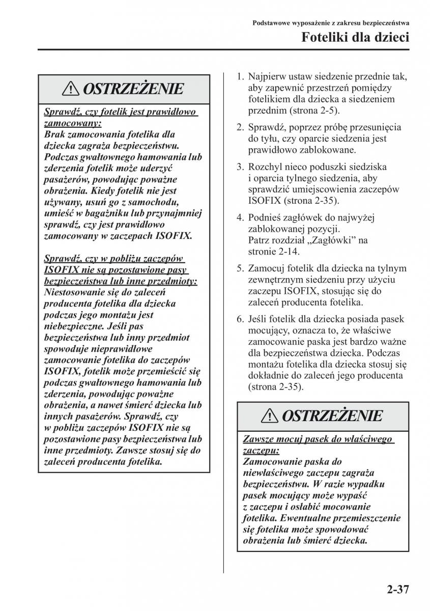 Mazda 6 III instrukcja obslugi / page 54