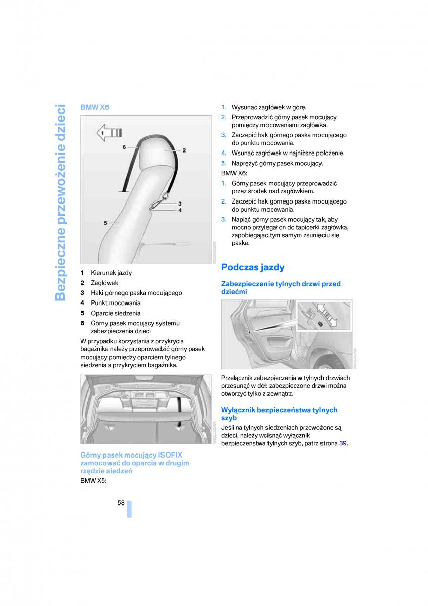 BMW E70 X5 X6 instrukcja obslugi / page 60