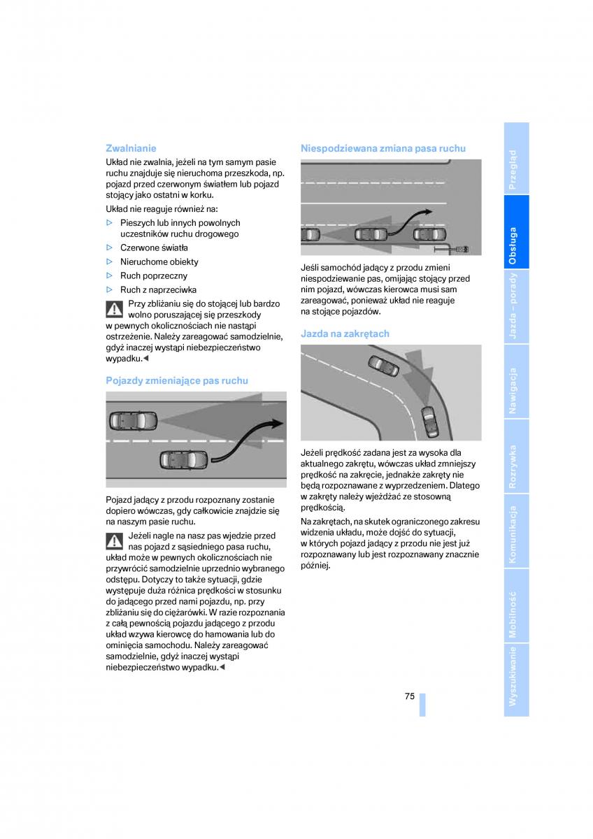 BMW E70 X5 X6 instrukcja obslugi / page 77