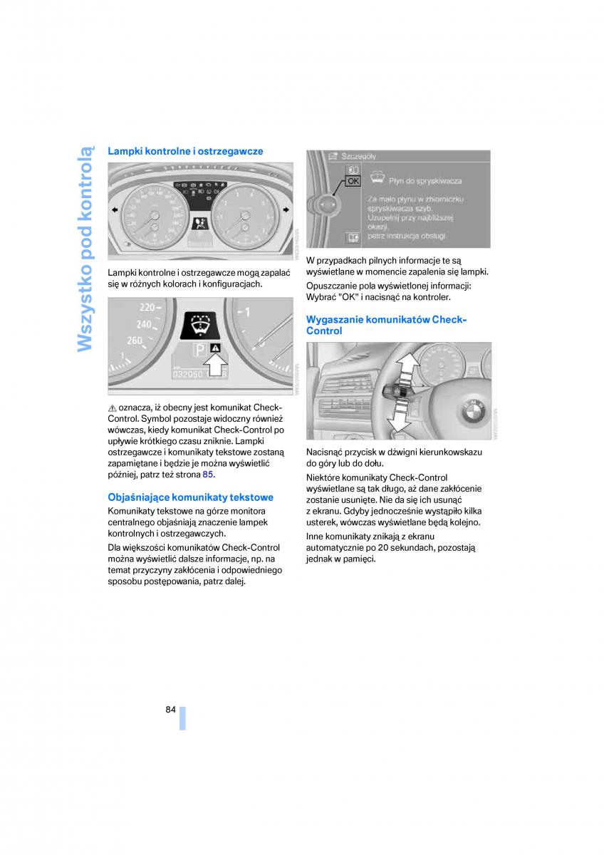 BMW E70 X5 X6 instrukcja obslugi / page 86