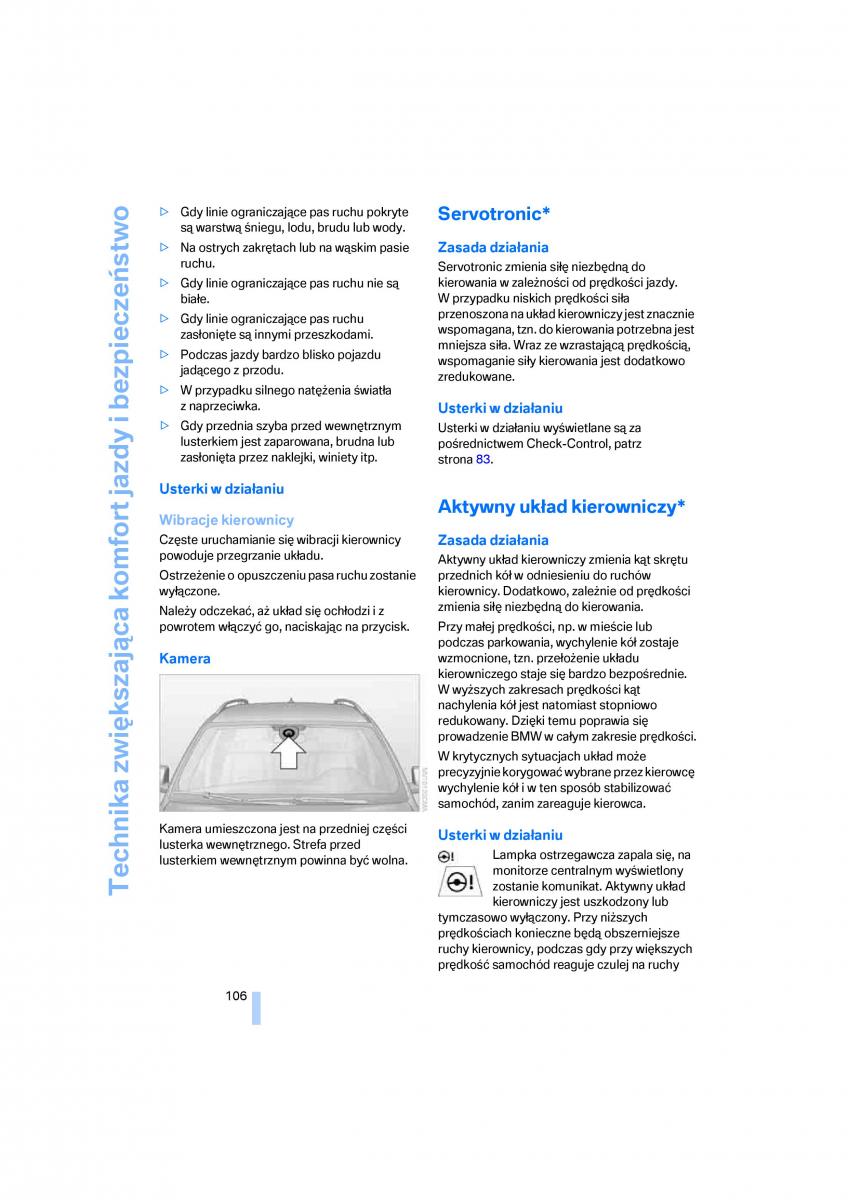 BMW E70 X5 X6 instrukcja obslugi / page 108
