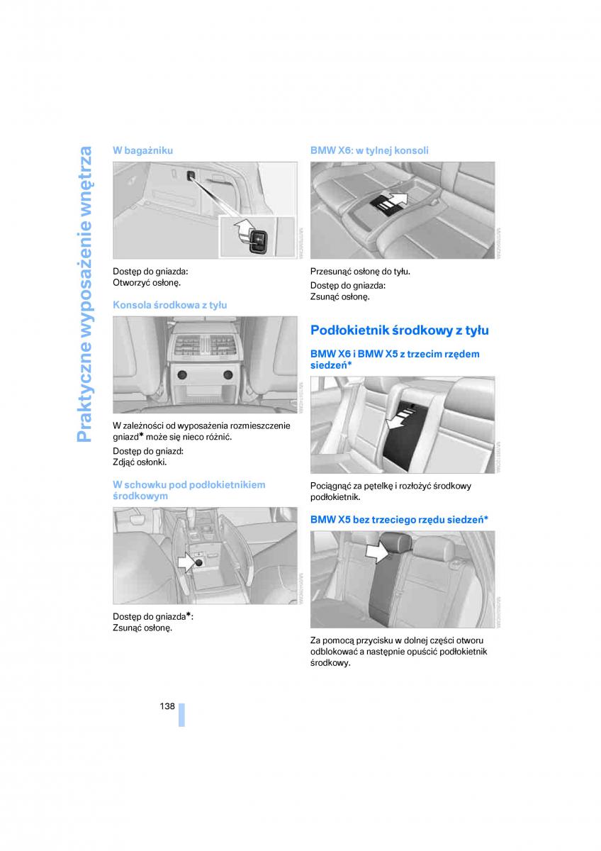 BMW E70 X5 X6 instrukcja obslugi / page 140