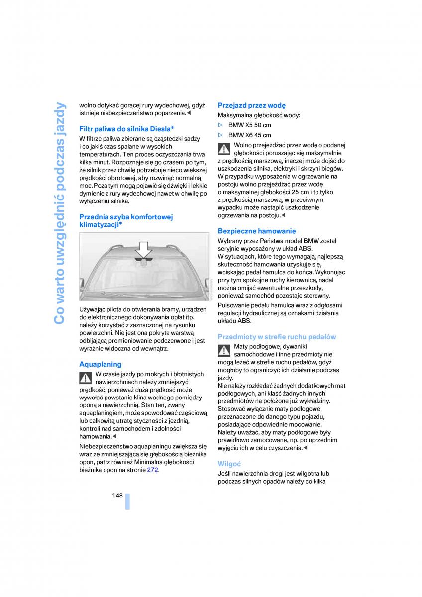 BMW E70 X5 X6 instrukcja obslugi / page 150