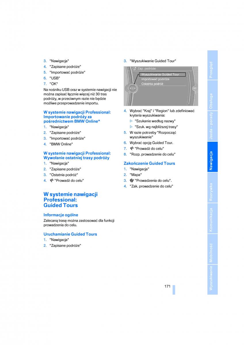 BMW E70 X5 X6 instrukcja obslugi / page 173
