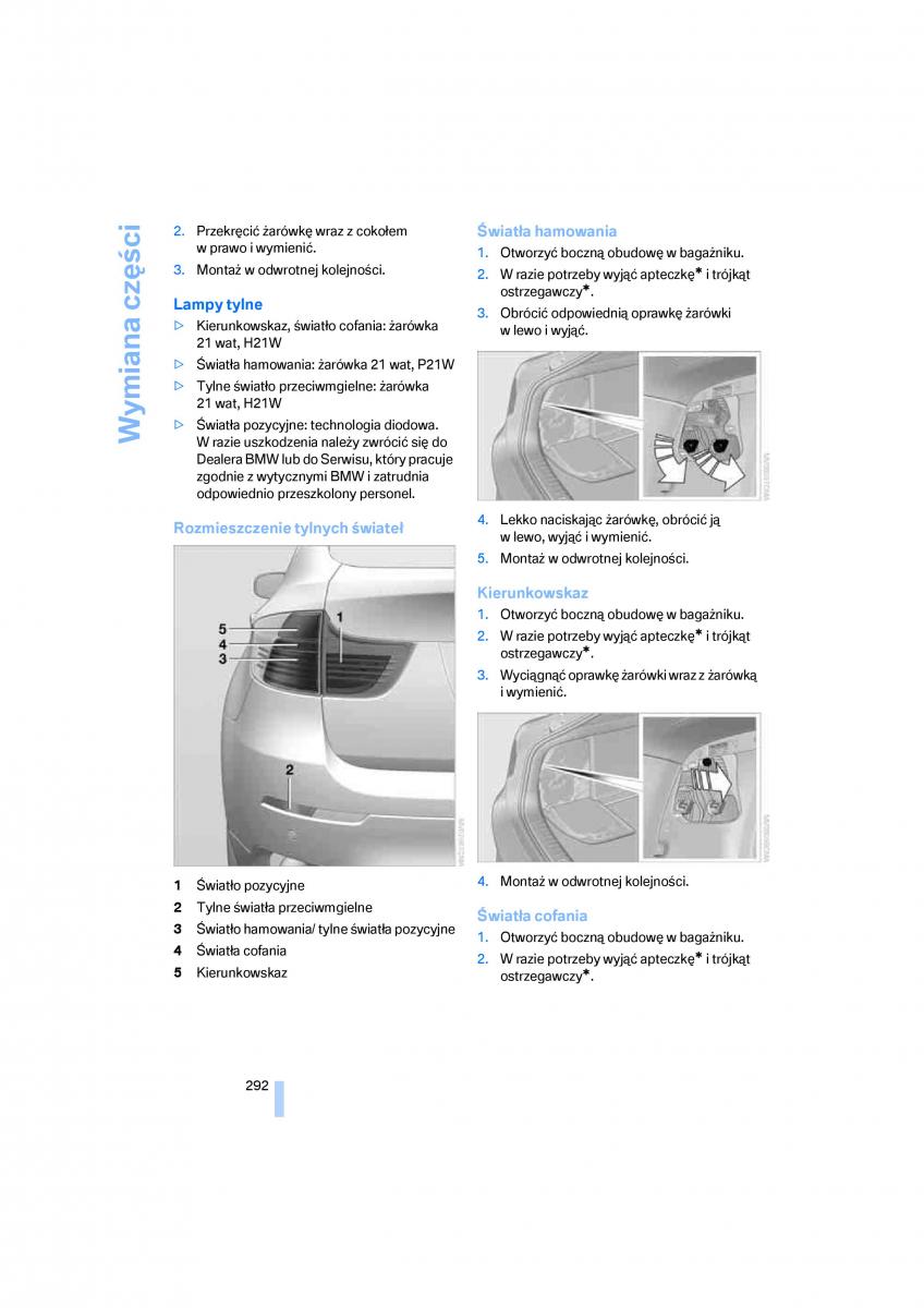 BMW E70 X5 X6 instrukcja obslugi / page 294