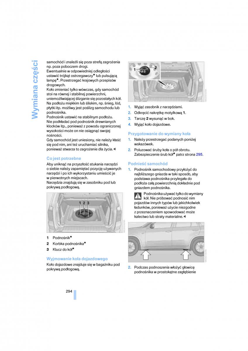 BMW E70 X5 X6 instrukcja obslugi / page 296