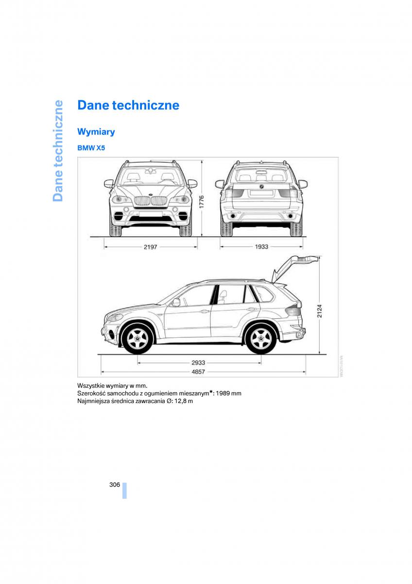 BMW E70 X5 X6 instrukcja obslugi / page 308