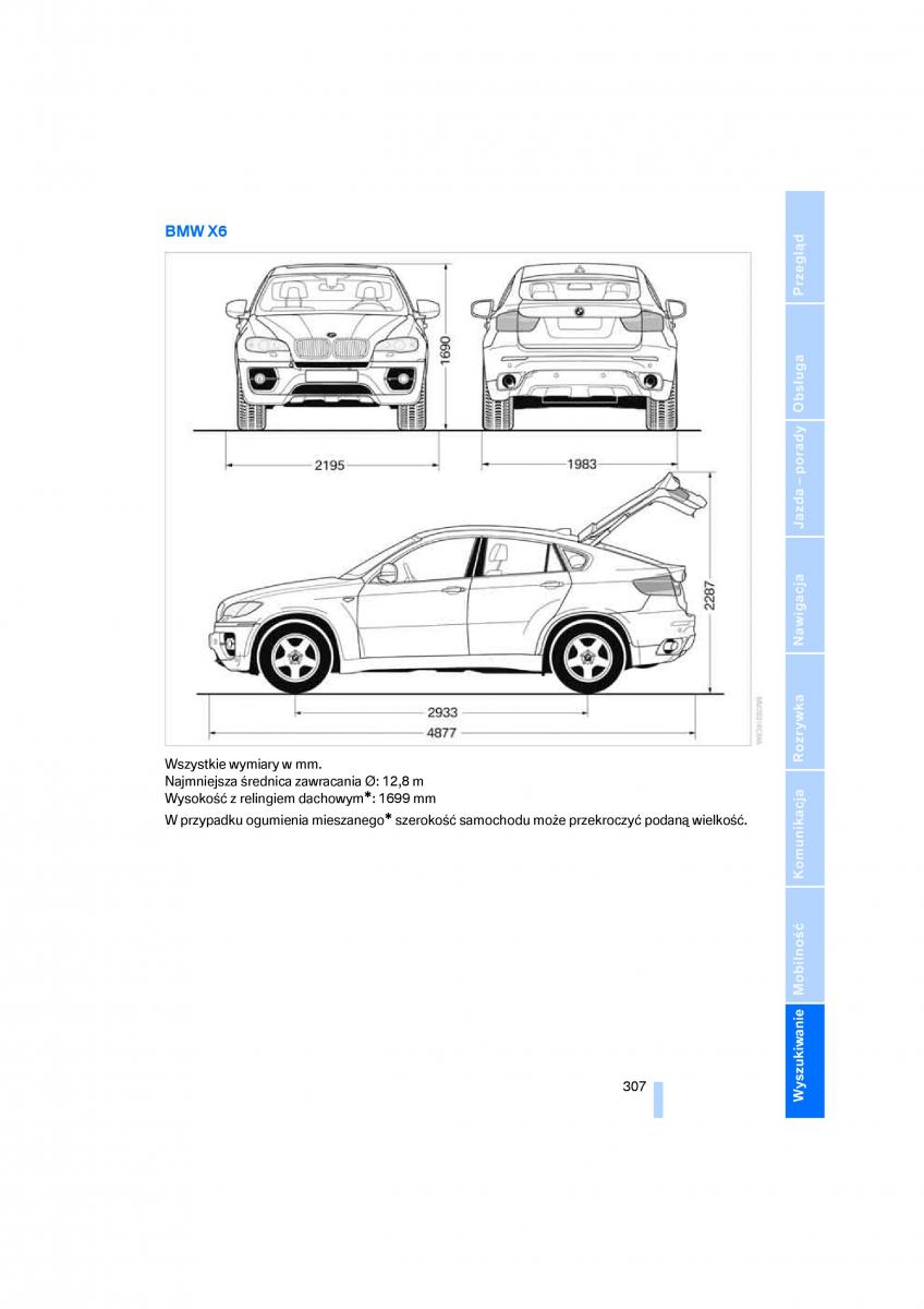 BMW E70 X5 X6 instrukcja obslugi / page 309