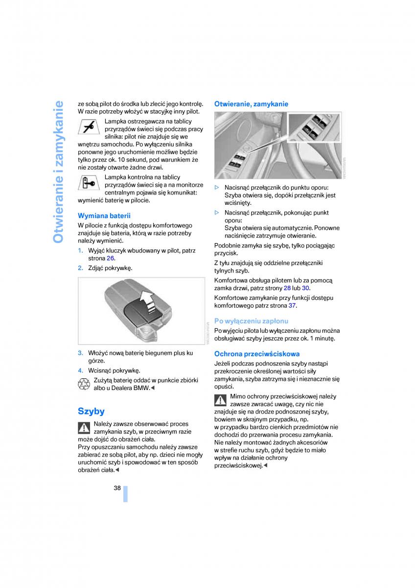 BMW E70 X5 X6 instrukcja obslugi / page 40