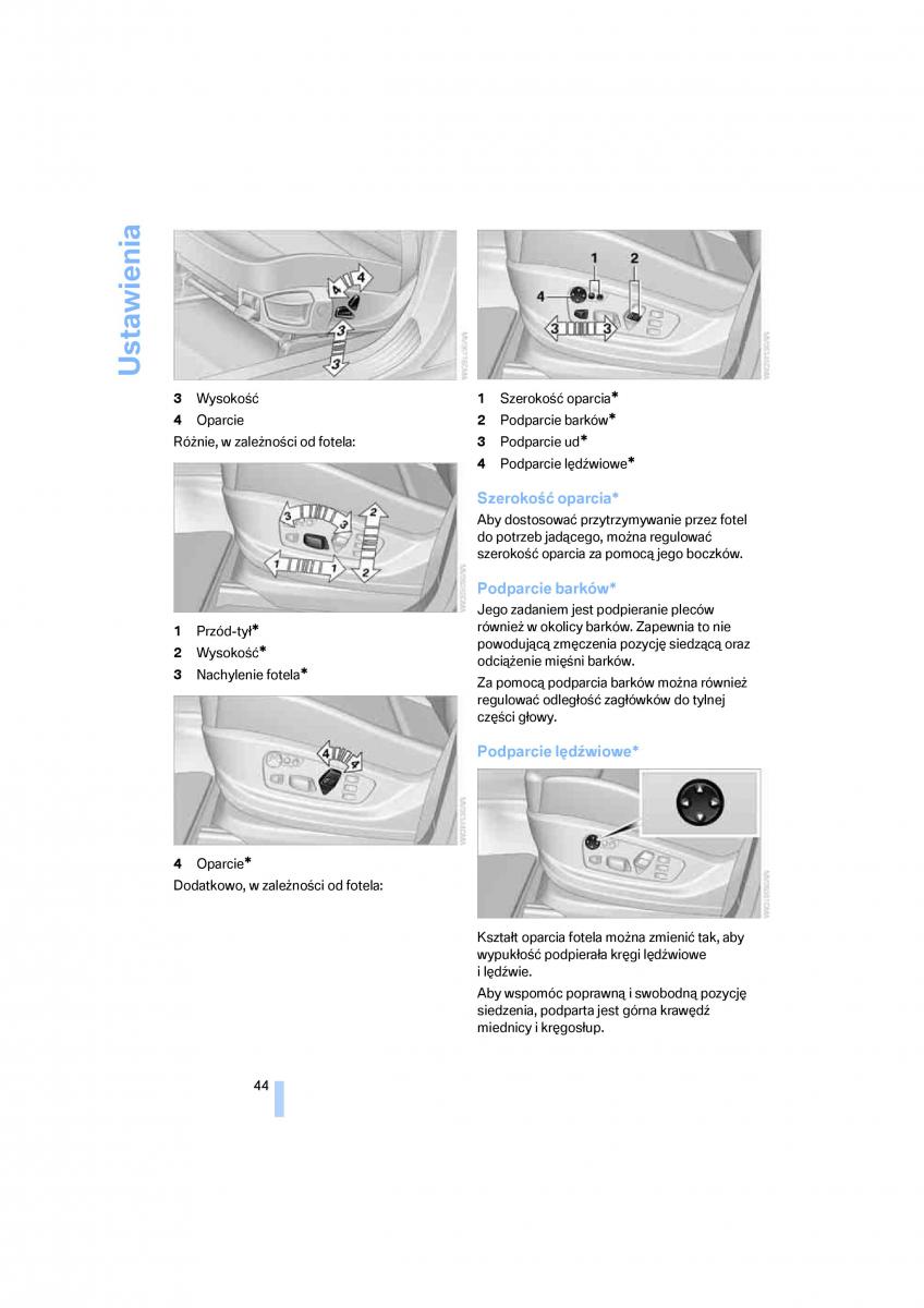 BMW E70 X5 X6 instrukcja obslugi / page 46