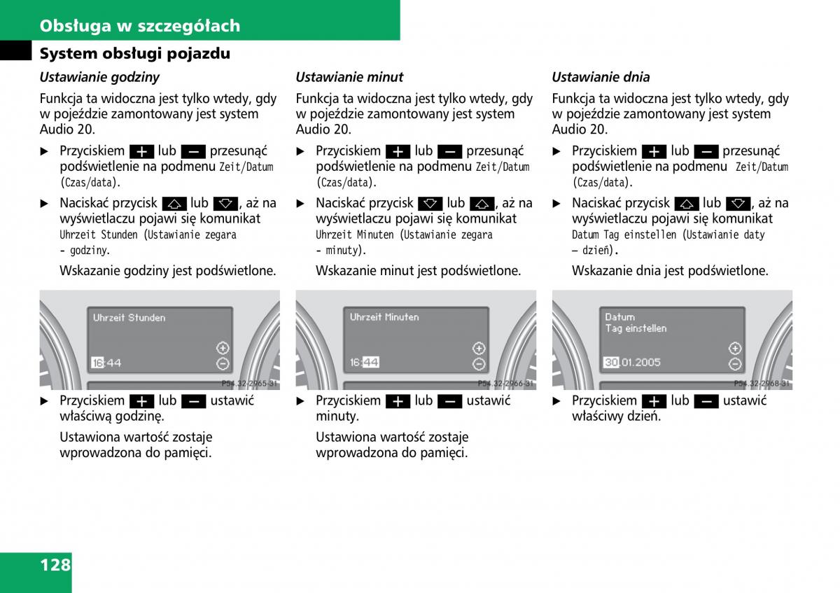 Mercedes ML W164 instrukcja obslugi / page 130