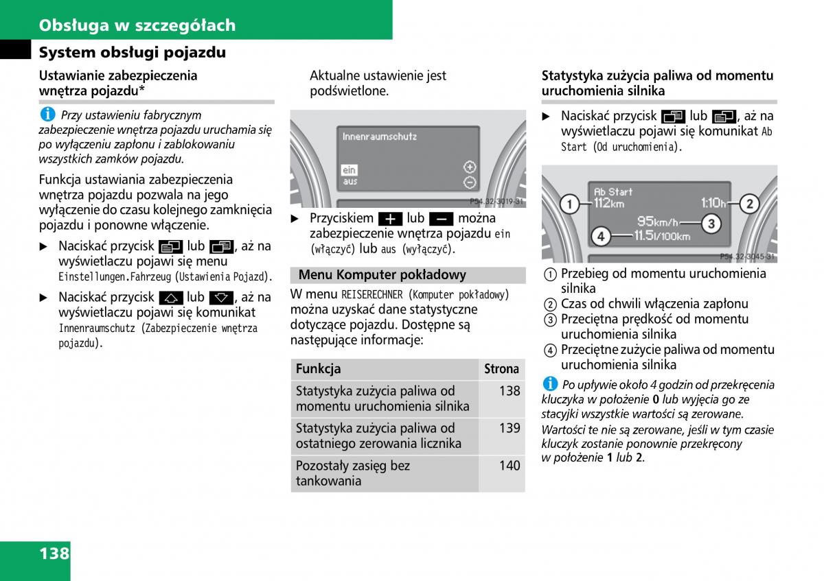 Mercedes ML W164 instrukcja obslugi / page 140