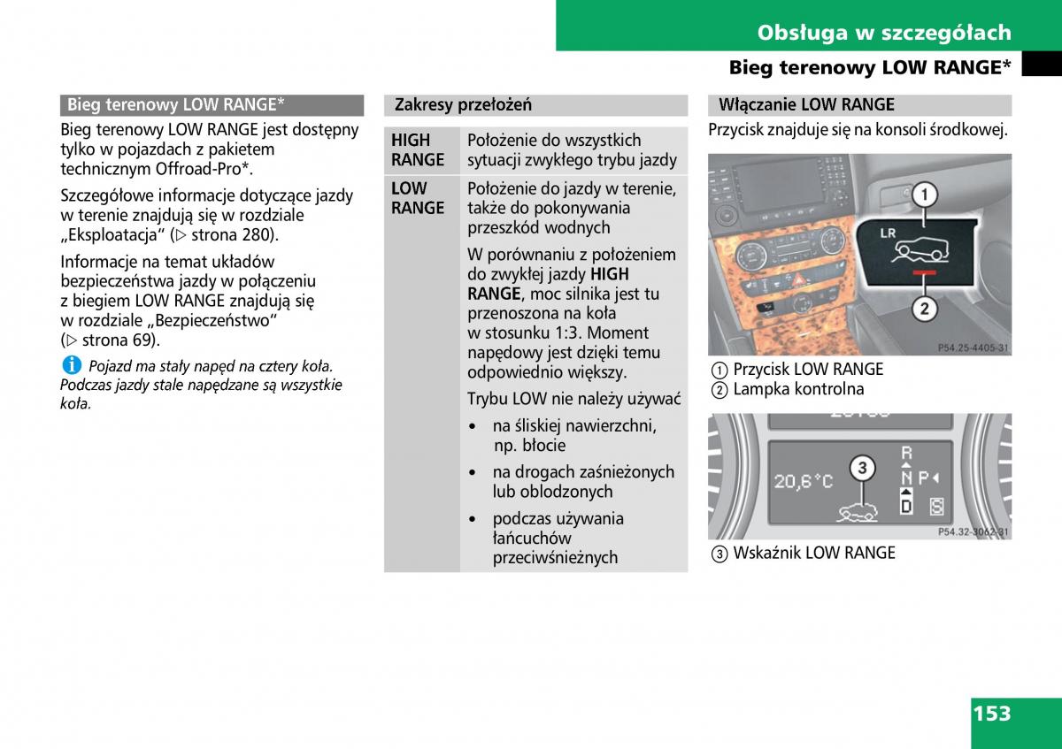 Mercedes ML W164 instrukcja obslugi / page 155