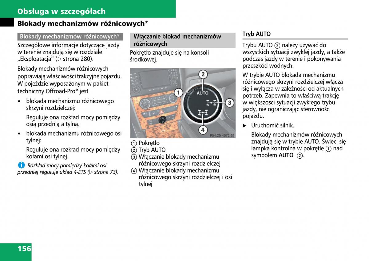 Mercedes ML W164 instrukcja obslugi / page 158