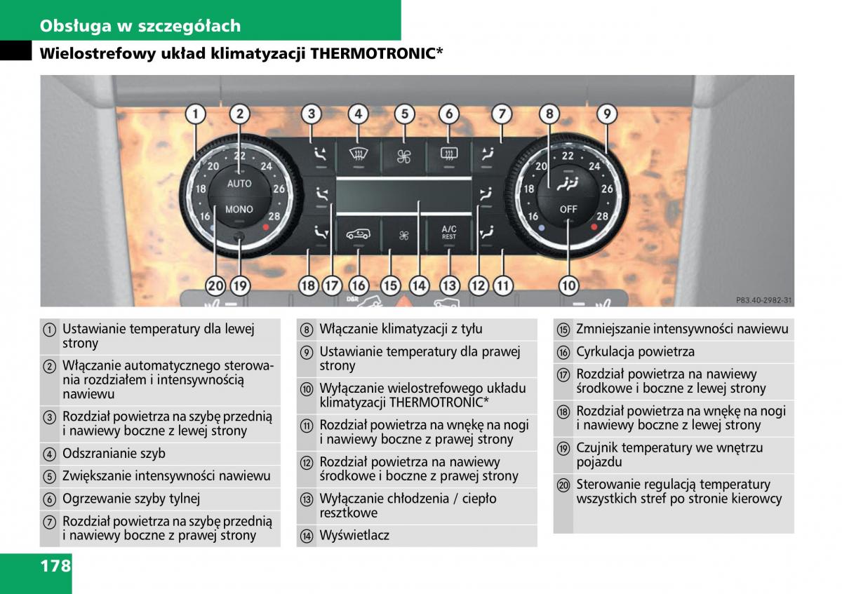 Mercedes ML W164 instrukcja obslugi / page 180