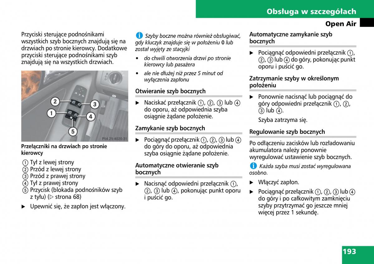 Mercedes ML W164 instrukcja obslugi / page 195