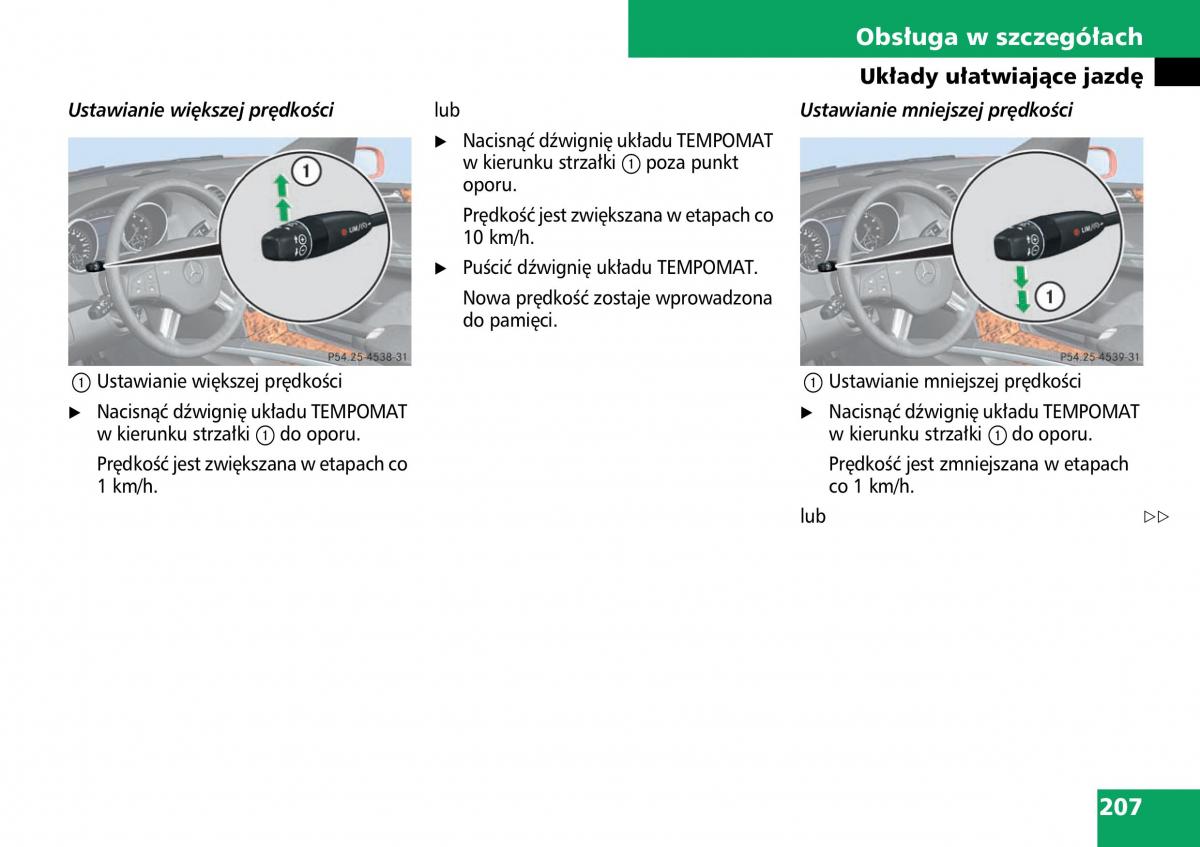 Mercedes ML W164 instrukcja obslugi / page 209