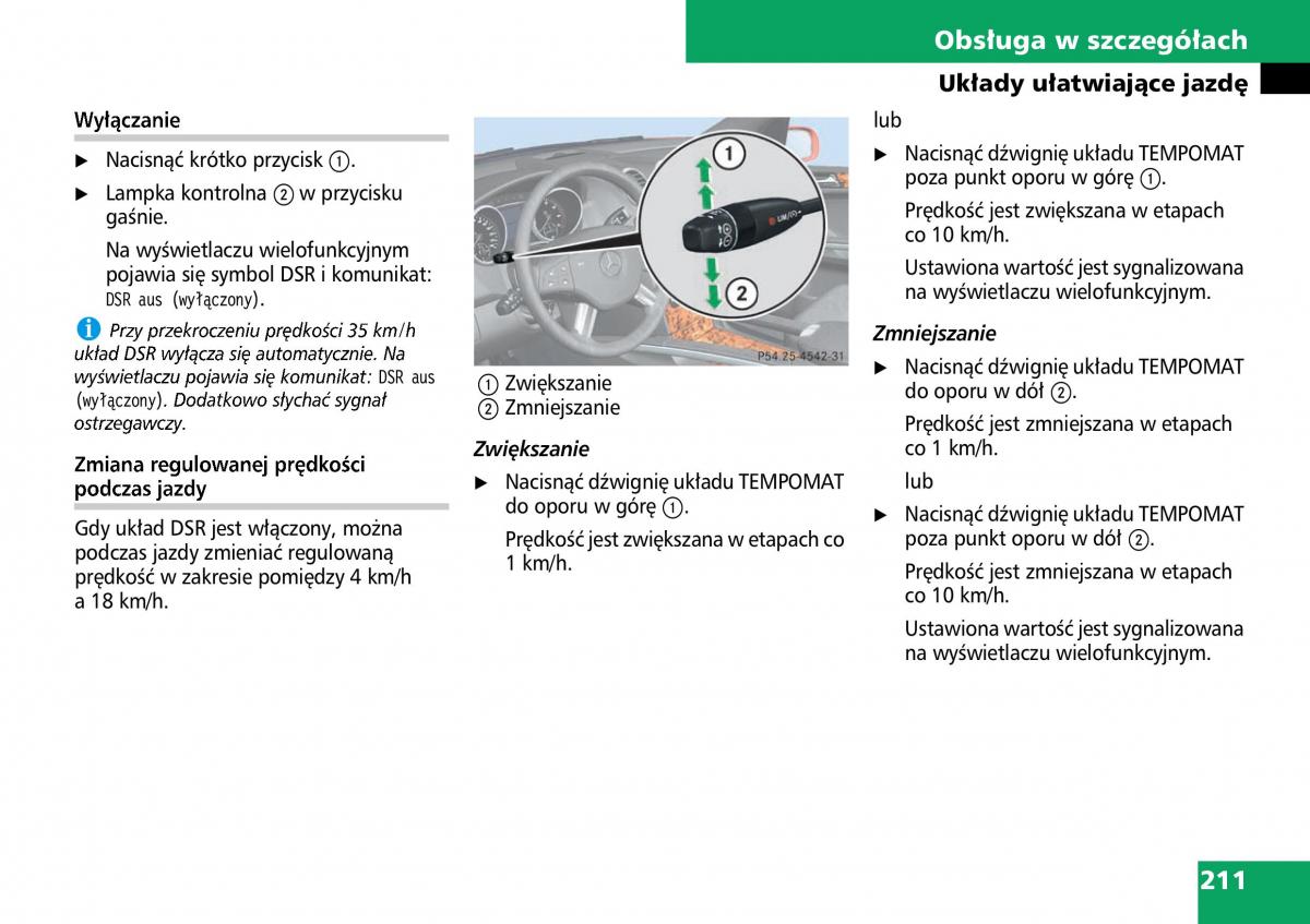 Mercedes ML W164 instrukcja obslugi / page 213