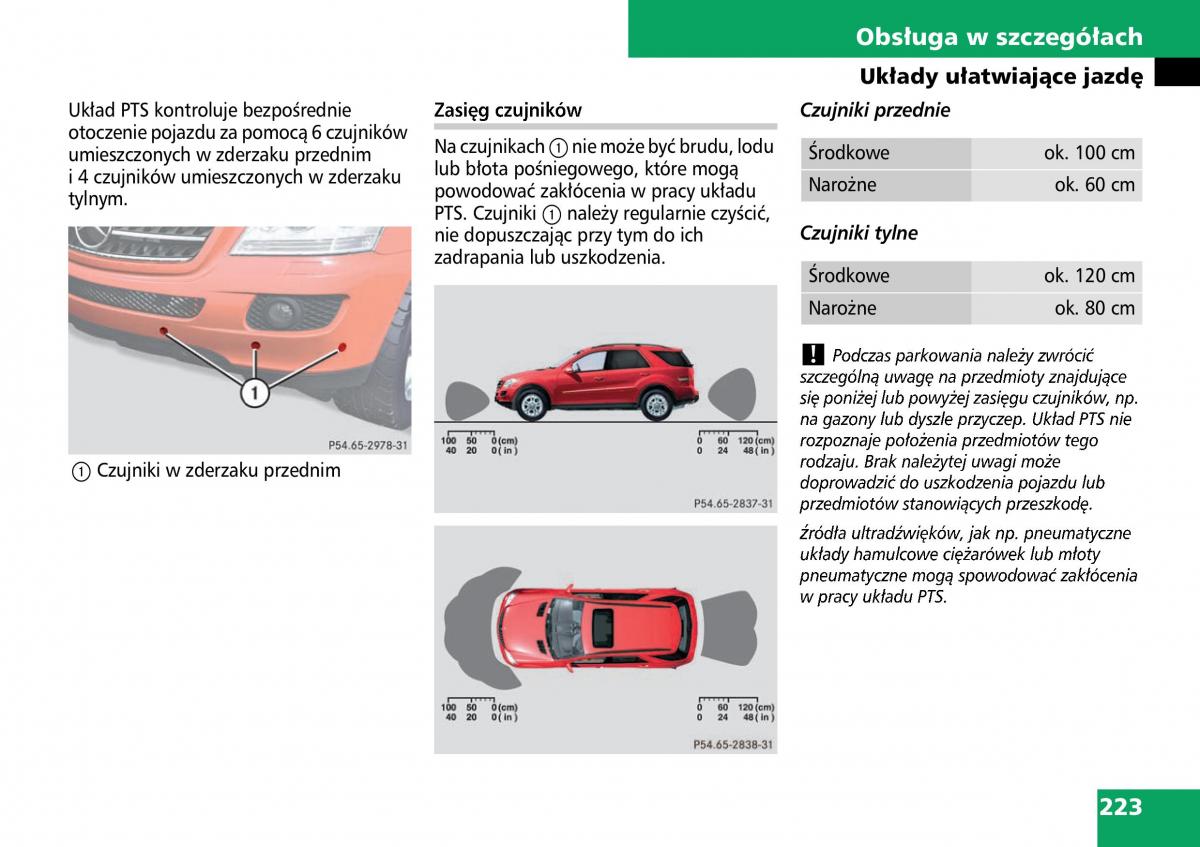 Mercedes ML W164 instrukcja obslugi / page 225