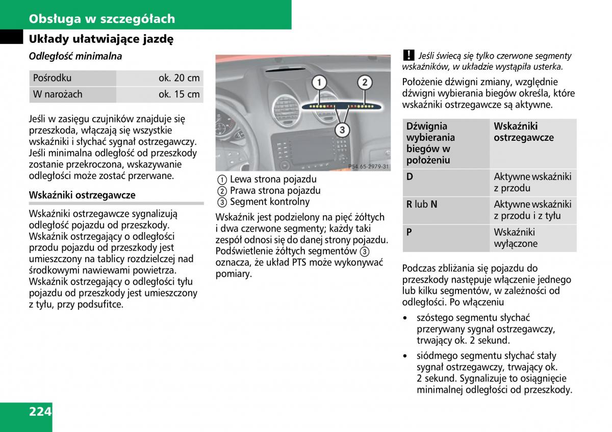 Mercedes ML W164 instrukcja obslugi / page 226