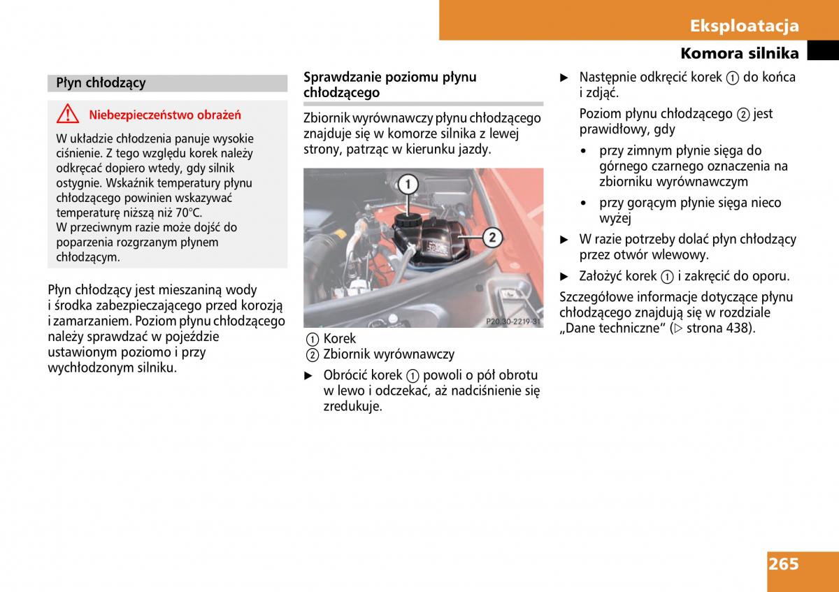 Mercedes ML W164 instrukcja obslugi / page 267