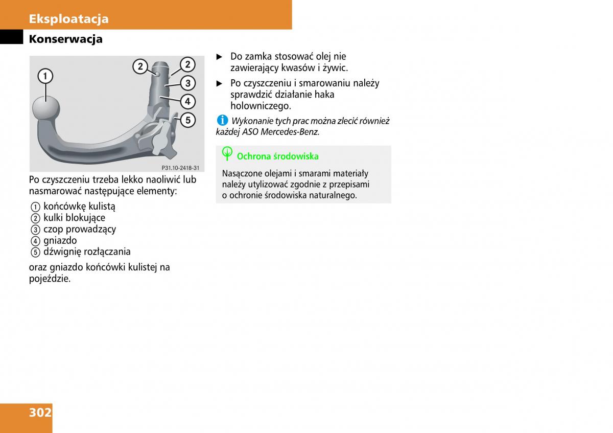 Mercedes ML W164 instrukcja obslugi / page 304