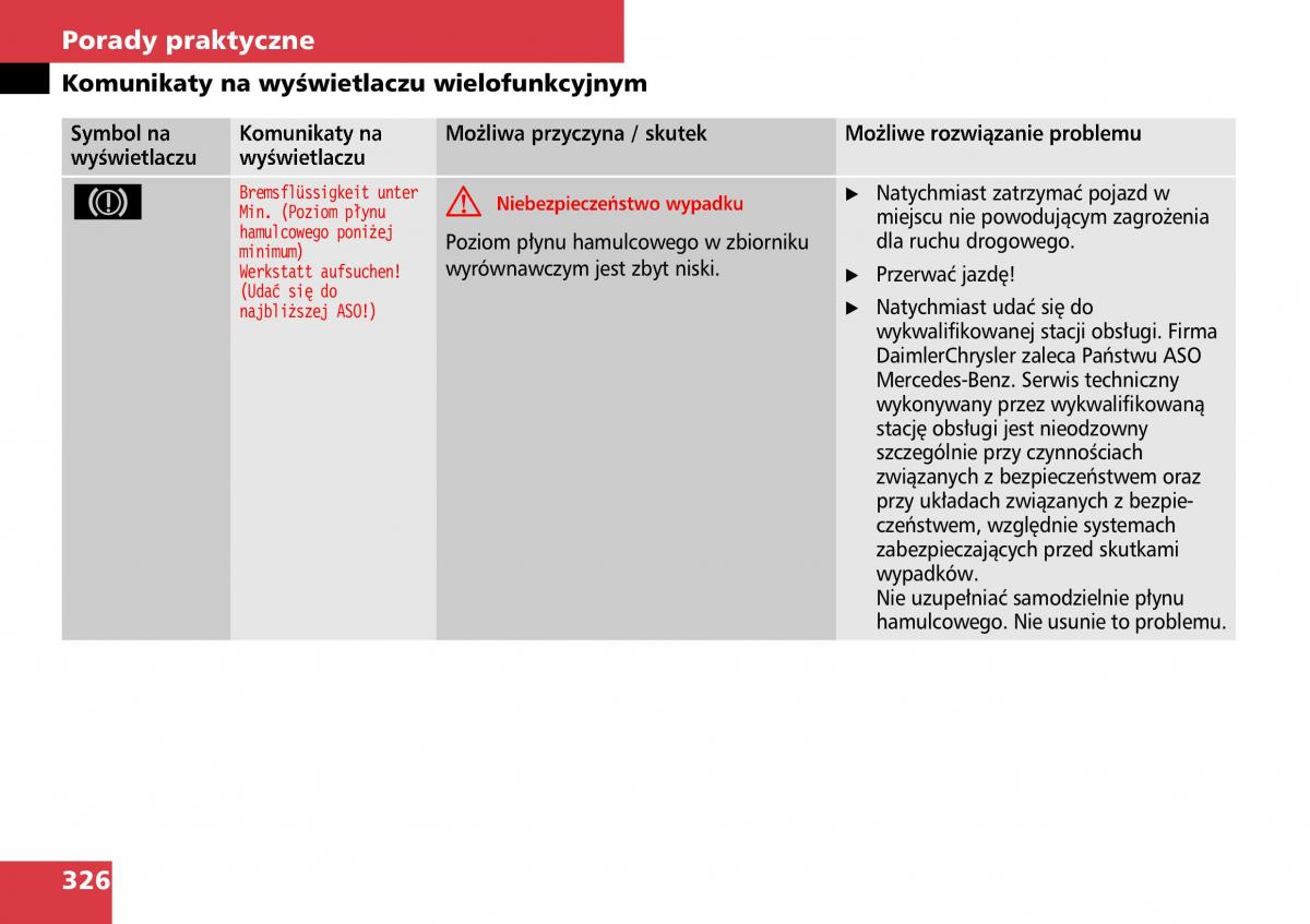 Mercedes ML W164 instrukcja obslugi / page 328