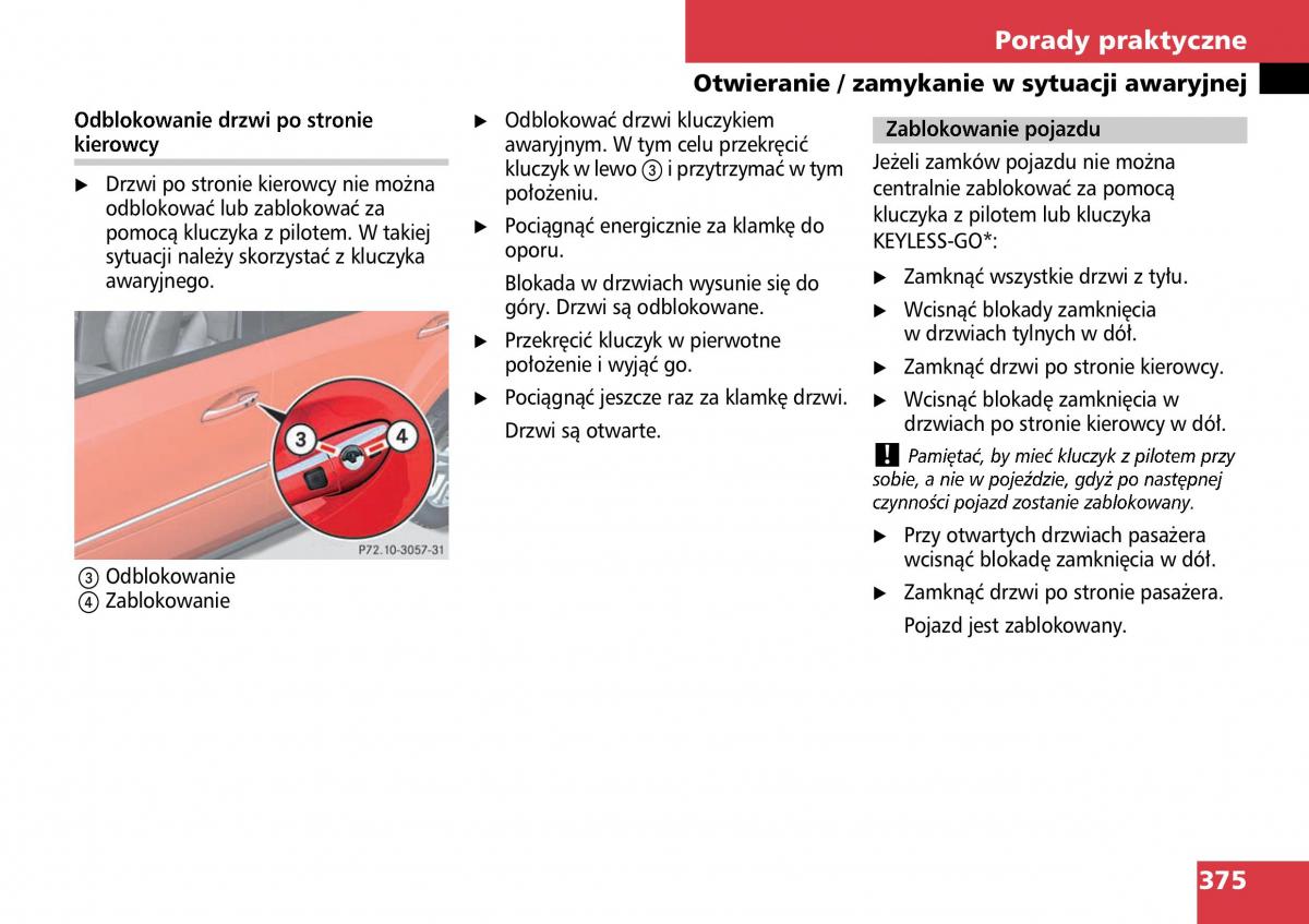 Mercedes ML W164 instrukcja obslugi / page 377