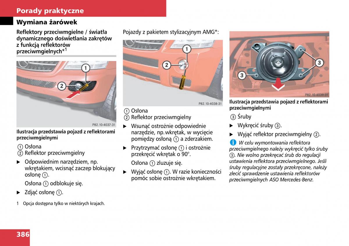 Mercedes ML W164 instrukcja obslugi / page 388