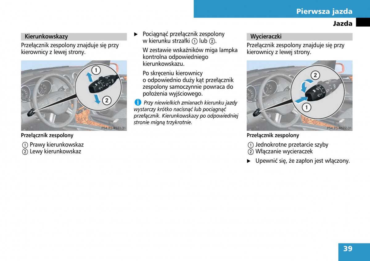 Mercedes ML W164 instrukcja obslugi / page 41